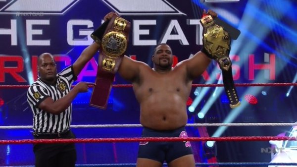 Keith Lee venció a Adam Cole y se convirtió en doble campeón