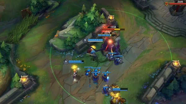 La versión para smartphones de League of Legends presentó gameplay