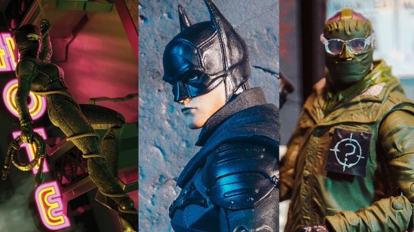 Fotos] The Batman: El Murciélago, la Gata y el Acertijo ya tienen sus  figuras 