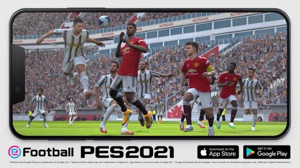 Konami decide actualizar la versión para móviles de PES 2021