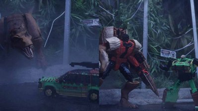 Transformers X Jurassic Park: Hasbro no reparó en gastos