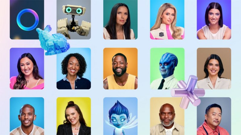 La nueva IA de Meta usará los rostros de diversos famosos