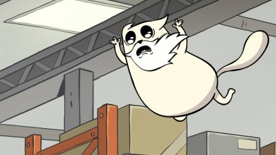 Dios es un gato en la serie animada de Exploding Kittens