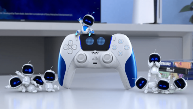 Este es el hermoso DualSense de Astro Bot