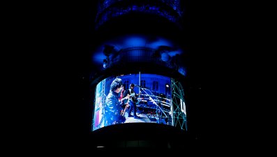 La Torre Entel inauguró impresionante pantalla 360 de tres millones de pixeles