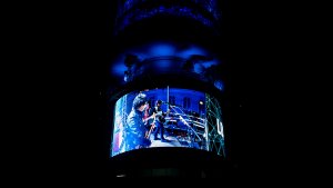 La Torre Entel inauguró impresionante pantalla 360 de tres millones de pixeles