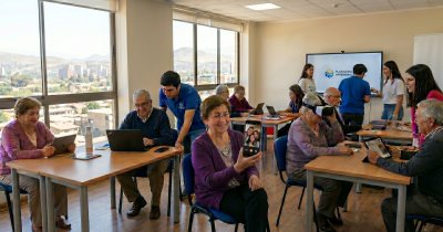 Siete iniciativas transforman la vida digital de personas mayores en Chile