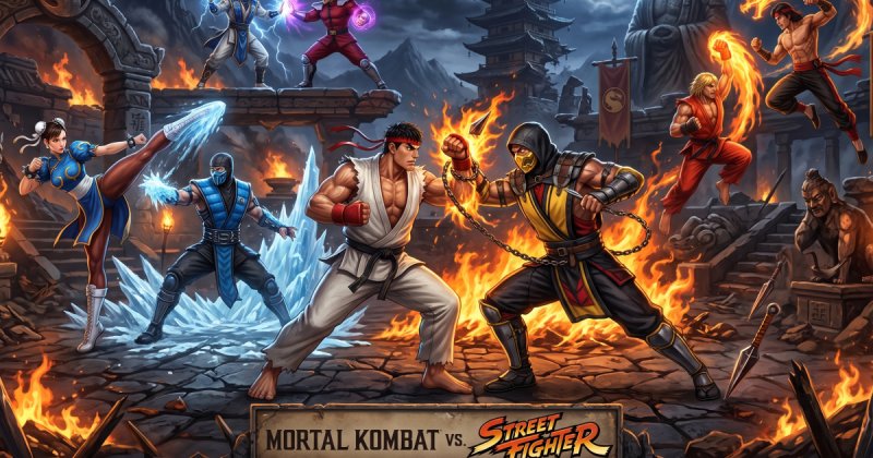 Creador de Mortal Kombat abre la puerta a una colaboración con Street Fighter