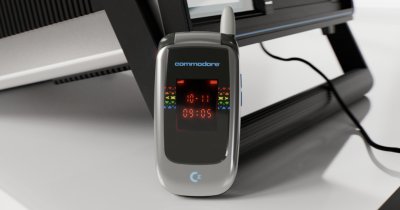 Commodore Callback 8020: El teléfono plegable retro que bloquea las redes sociales