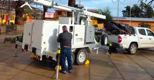Despliegan carros móviles de emergencia en Coquimbo para mantener la conectividad ante el sistema frontal
